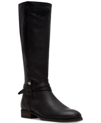 Melissa Wide Calf Riding Leather Boots 
