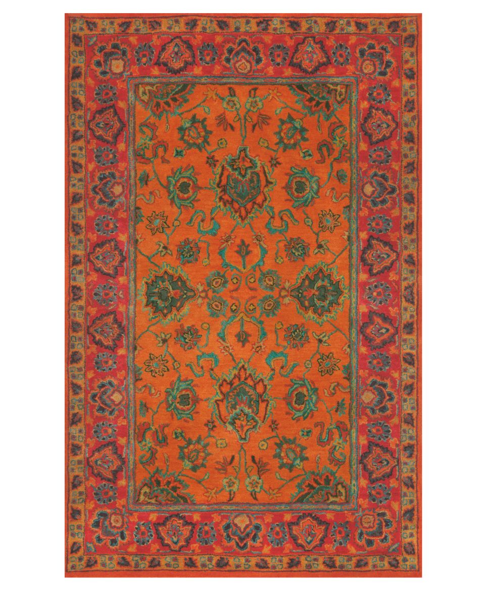 Liora Manne Area Rug, Petra 9054/17 Agra Mandarin 8 x 10