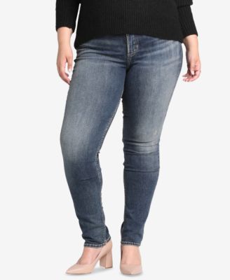 silver avery skinny jeans