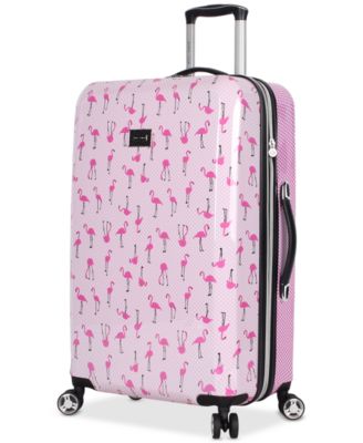 betsey johnson flamingo luggage