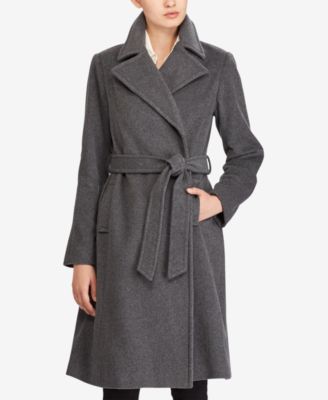 ralph lauren wool cashmere wrap coat
