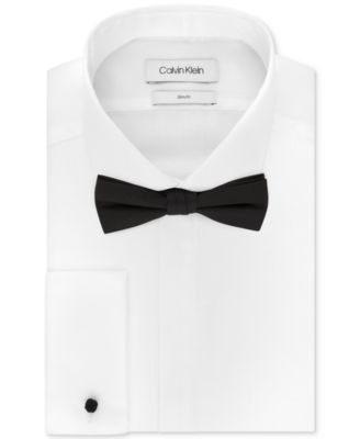 white dress shirt with bow tie