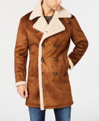 guess shearling coat