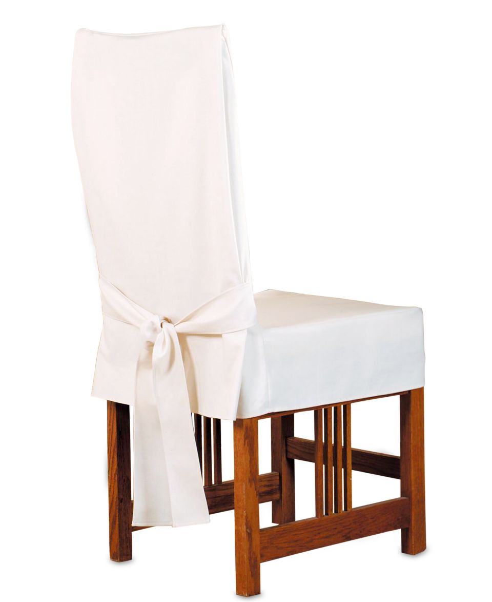 Sure Fit Slipcovers, Duck Arm Long Dining Chair Cover   Slipcovers