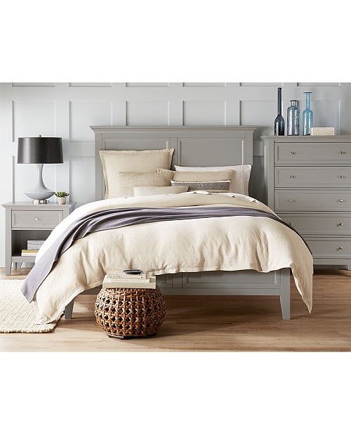 Furniture Sanibel Bedroom Furniture 3 Pc Set Queen Bed Nightstand And Chest Created For Macy S Reviews Furniture Macy S