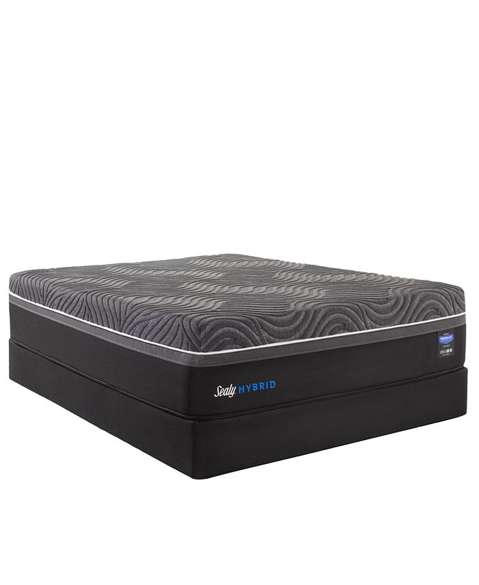 Sealy Silver Chill 14" Hybrid Plush Mattress Set California King & Reviews Mattresses Macy's