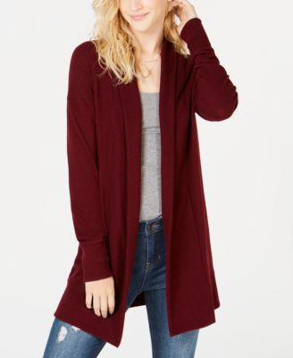 juniors red cardigan