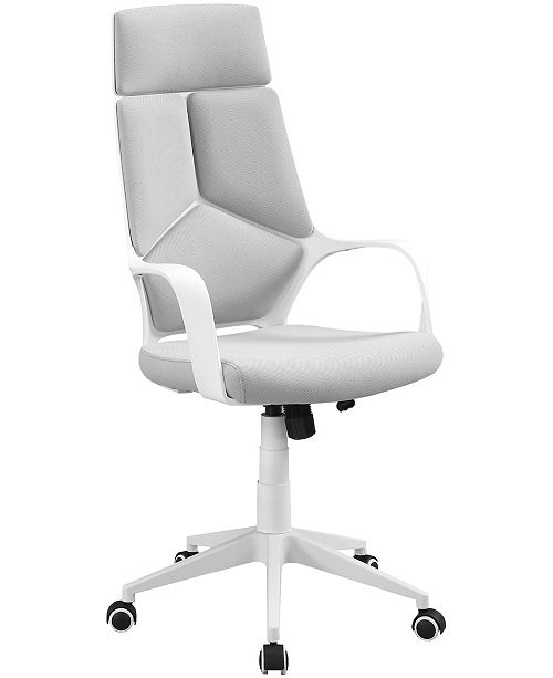 Monarch Specialties High Back Executive Office Chair In White Reviews Home Macy S