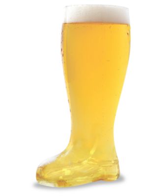 vintage glass boot