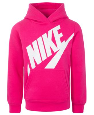 girls red nike hoodie