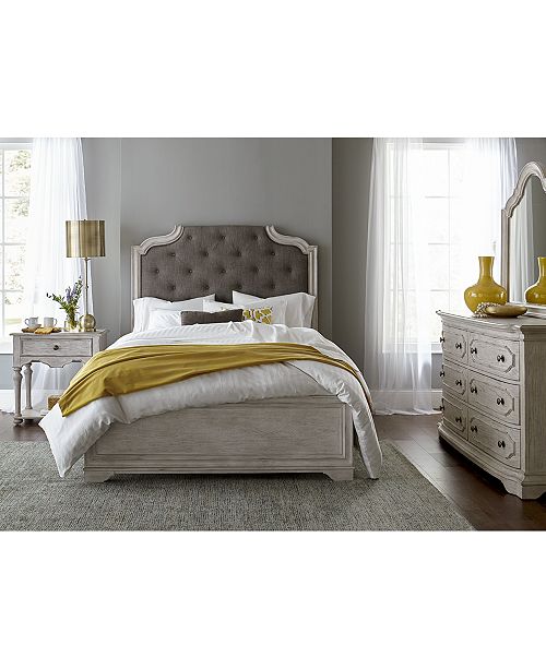 Furniture Closeout Hadley Bedroom Furniture 3 Pc Set Queen Bed Nightstand And Dresser Created For Macy S Reviews Furniture Macy S