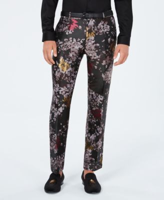 floral print jeans mens