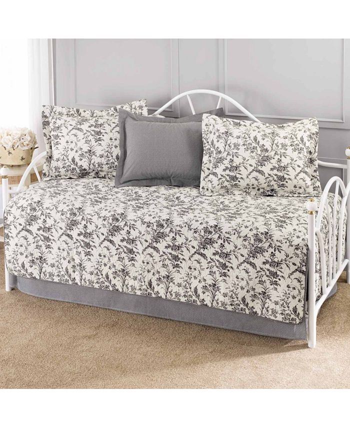 Laura Ashley Amberley Collection Reviews Bedding Collections Bed Bath Macy S The black floral design offers a relaxing farmhouse vibe that complements any the prewashed cotton guarantees enhanced softness, while the quilt and sham combination ensures a coordinated look. amberley collection
