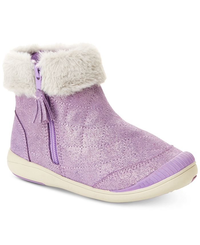 Stride Rite Toddler & Little Girls Chloe FauxFur Trimmed Boots