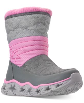 pink skechers boots