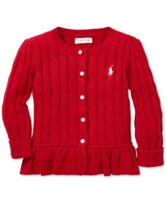 baby girl polo sweater