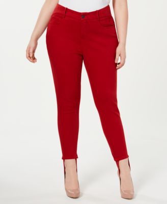 plus size stirrup jeans