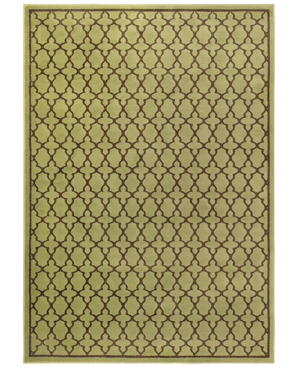 MANUFACTURERS CLOSEOUT Sphinx Area Rug, Zanzibar 2868G Green/Brown 5