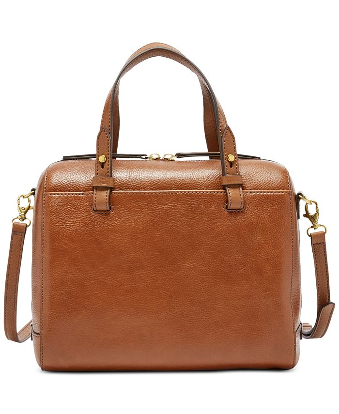 fossil rachel satchel red