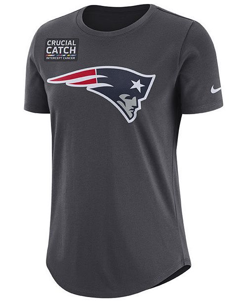 Nike Women S New England Patriots Crucial Catch T Shirt Reviews Sports Fan Shop By Lids Women Macy S