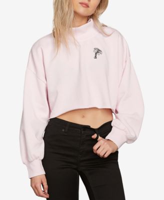 cropped fleece sweater