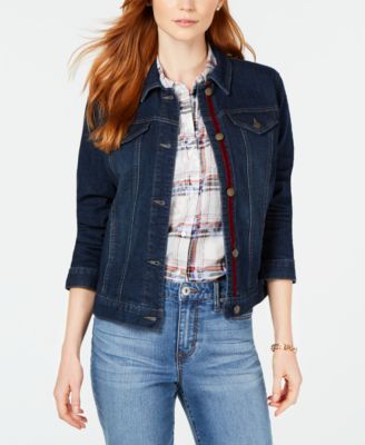 macys charter club jean jacket