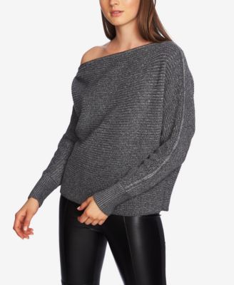 shoulder zipper sweater