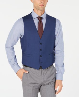 calvin klein navy blue vest