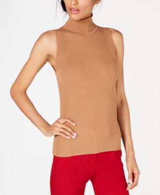 sleeveless turtleneck sweater