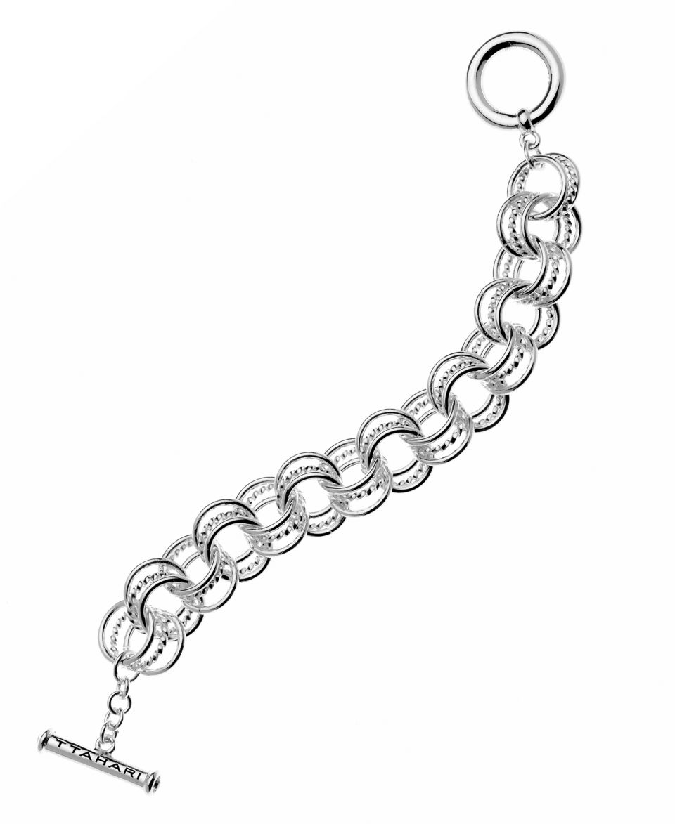 Lauren Ralph Lauren Necklace, Silver Circle Link Chain   Fashion