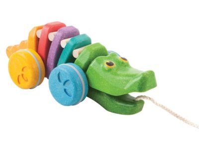 plan toys alligator pull toy
