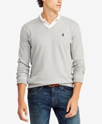 ralph lauren mens v neck jumper