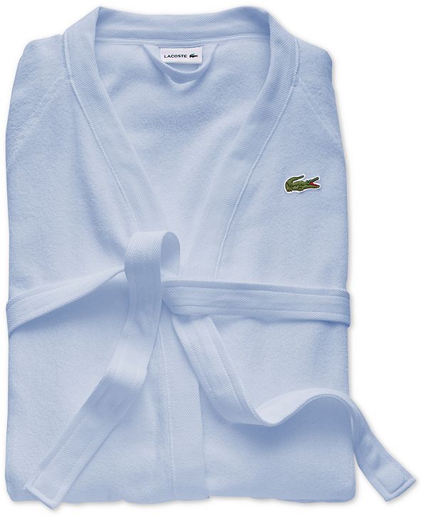 Lacoste Home Pique Bath Robe & Reviews Macy's