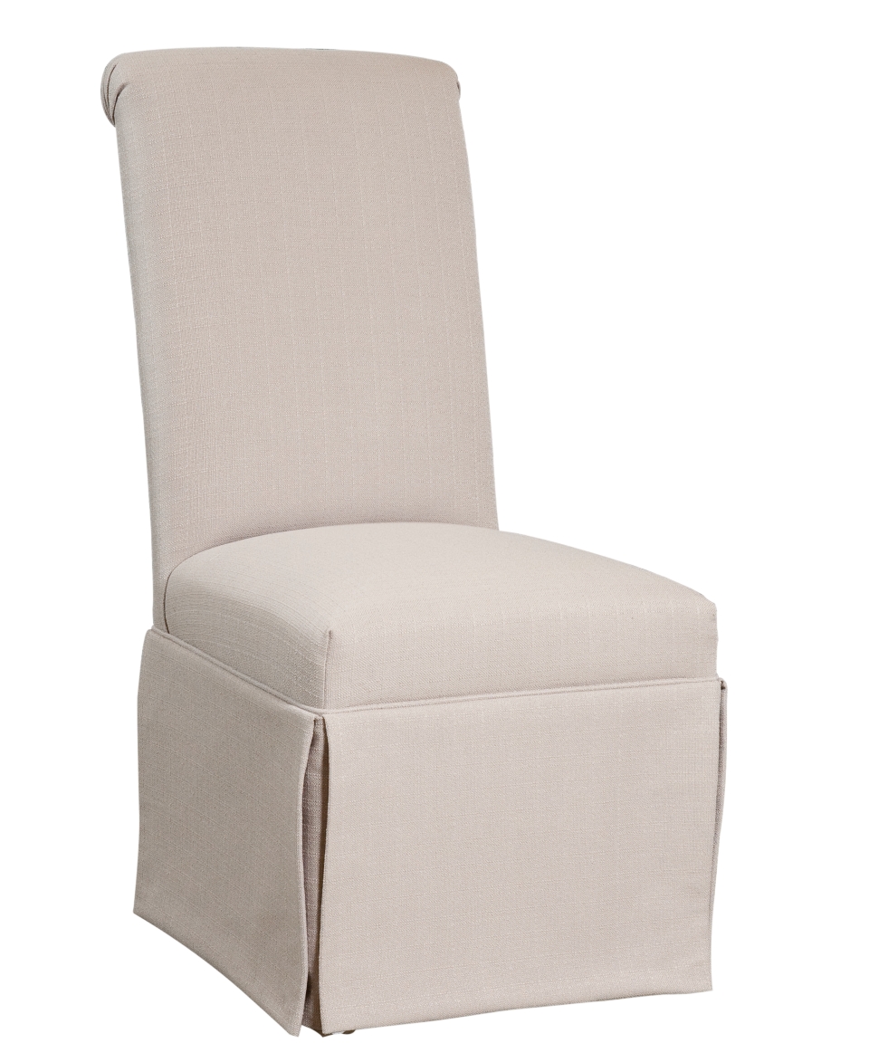 Andorra Dining Chair, Skirted Parsons   furniture