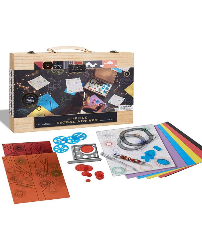 FAO Schwarz Toy Spiral Art Set 24pcs & Reviews - Macy's