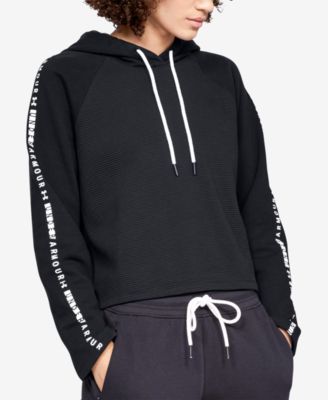 fleece cropped hoodie