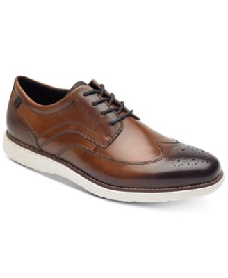 mens leather wingtip shoes