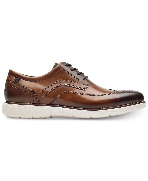 rockport men's garett leather wingtip oxfords