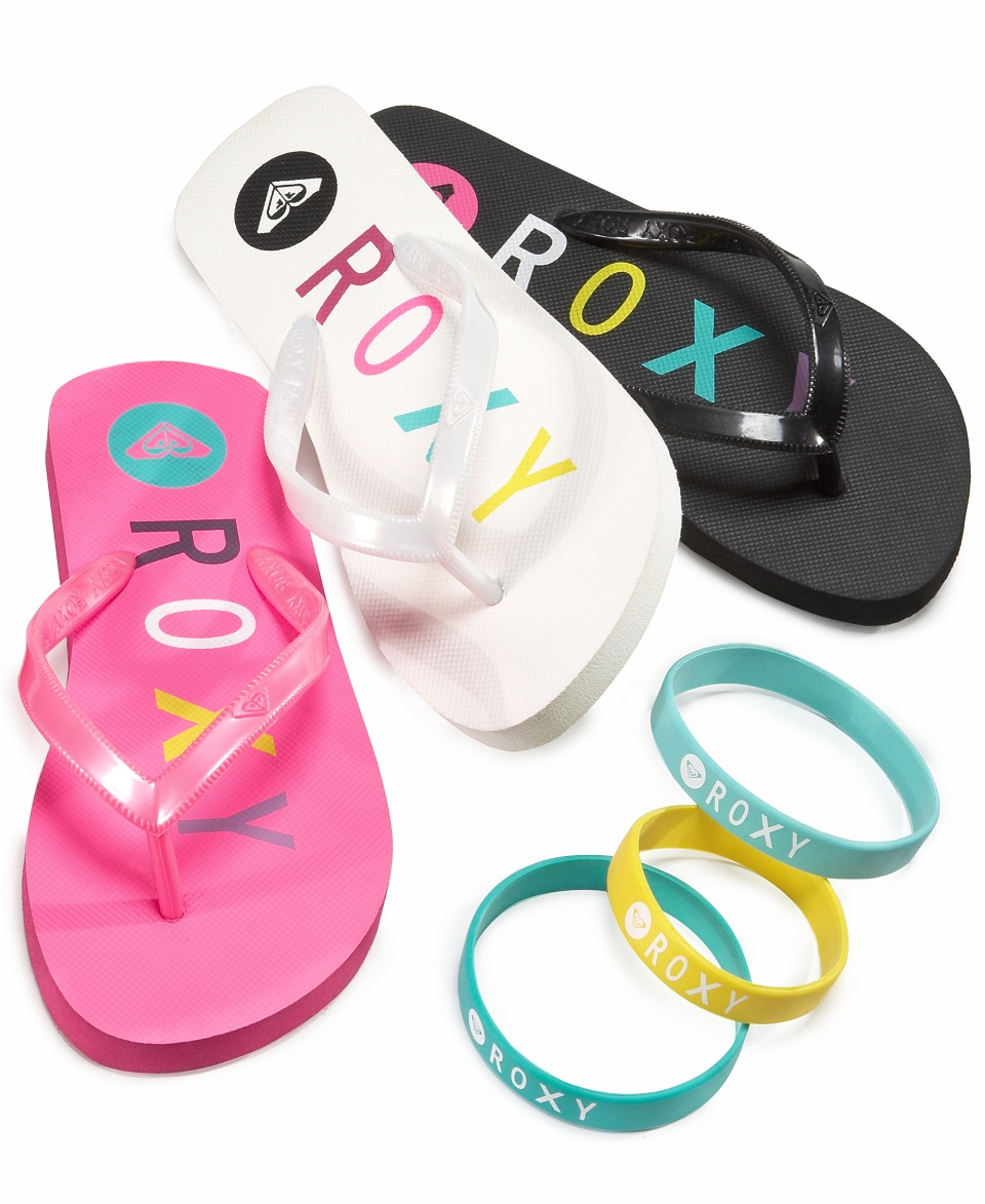 Shoes, Little Girl Flip Flop and Bracelet   Kids Girls 7 16