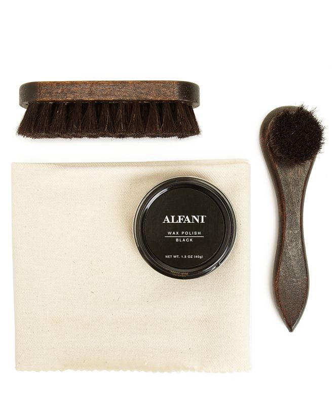 Alfani Shoe Accessories 4 Piece Pro Shoe Care Kit, Created