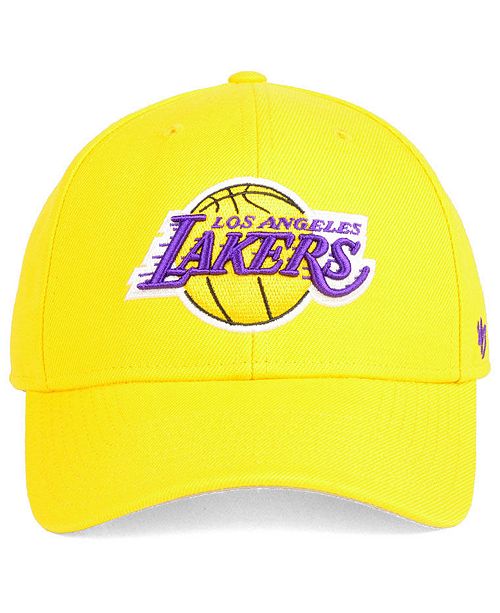 47 Brand Los Angeles Lakers Team Color Mvp Cap Reviews Sports Fan Shop By Lids Men Macy S