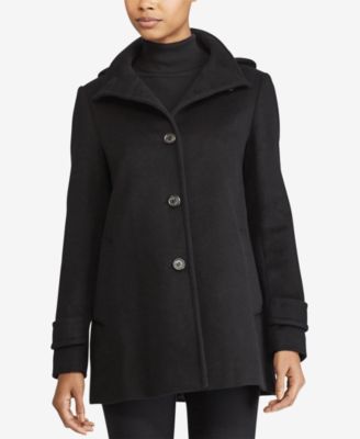 ralph lauren hooded a line coat