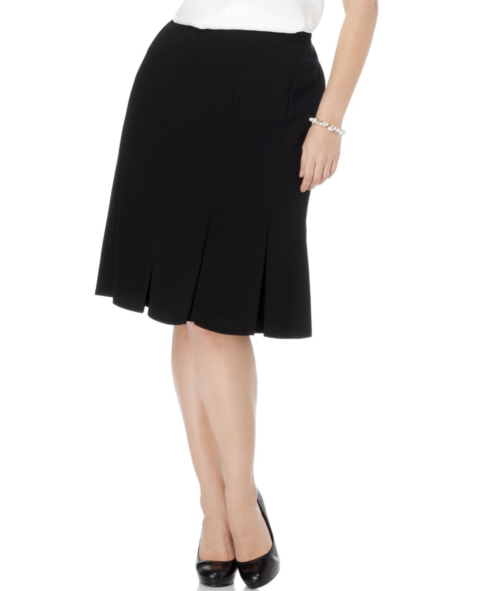 Kasper Plus Size Skirt, Sequin Metallic Knit Pencil