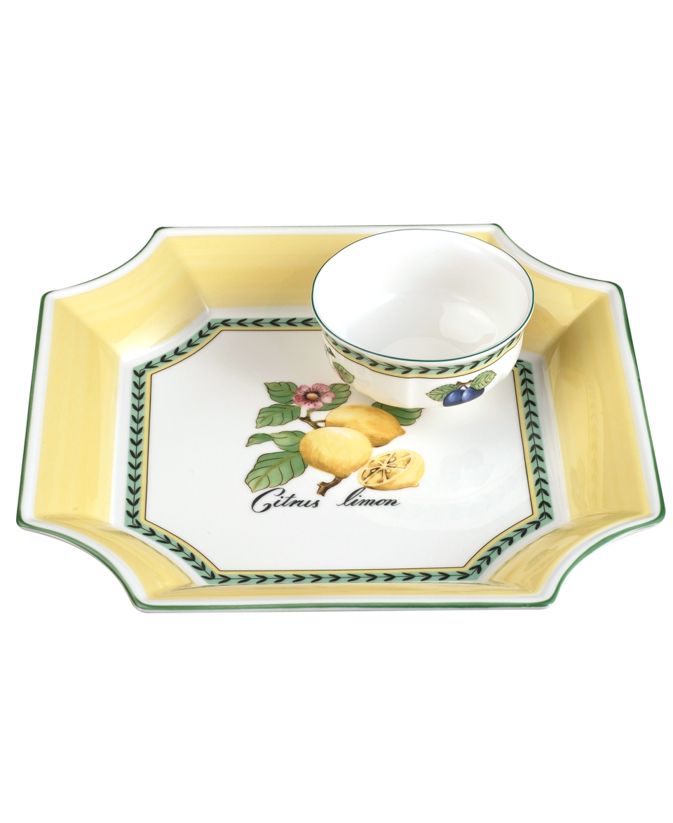 Villeroy & Boch Dinnerware, French Garden Chip and Dip   Serveware