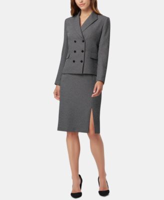 macy's petite skirt suits