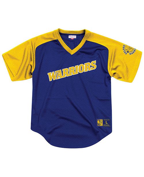Mitchell Ness Men S Golden State Warriors Final Seconds Mesh V Neck Jersey Reviews Sports Fan Shop By Lids Men Macy S