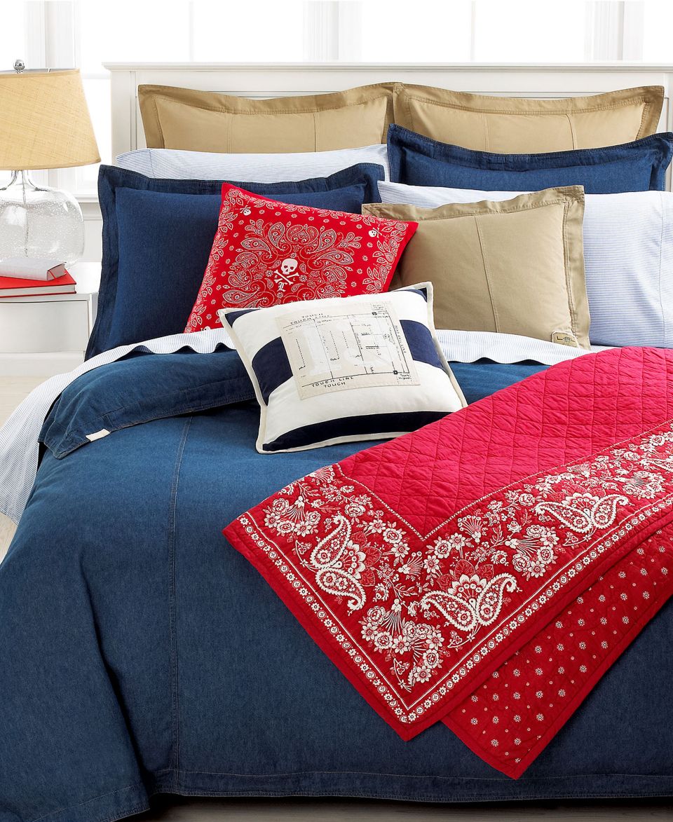 Tommy Hilfiger Denim Bedding Collection   Bedding Collections   Bed