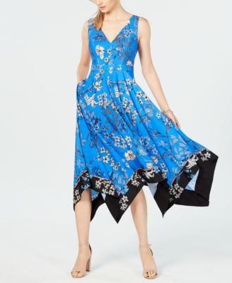 floral handkerchief dress