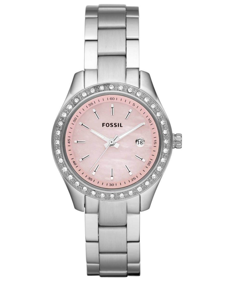 Fossil Watch, Womens Stella Stainless Steel Bracelet 30mm ES2999