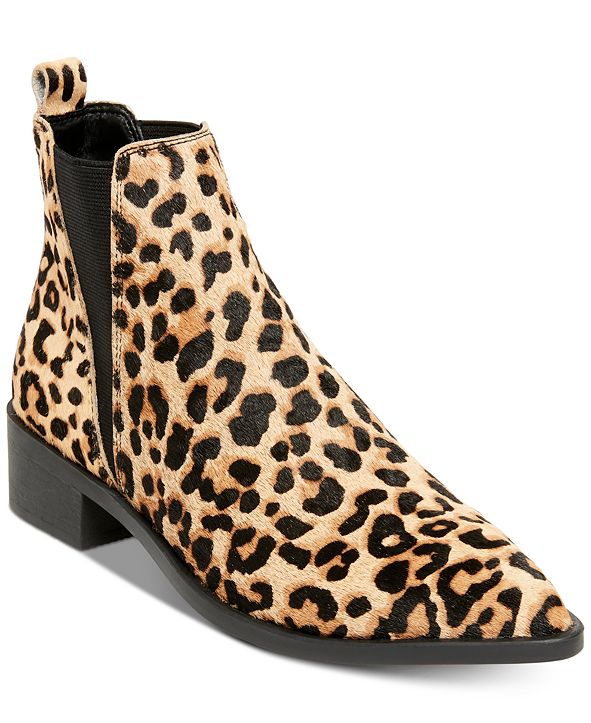 Steve Madden Women's Jerry Leopard Booties & Reviews - Boots - Shoes ...